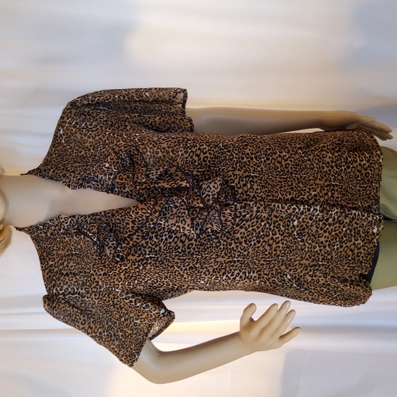 jcpenney | Tops | Animal Print Chiffon 